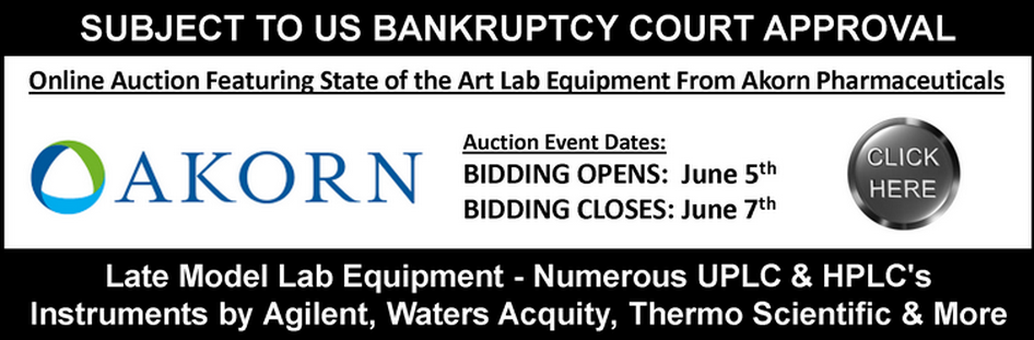 Akorn Pharmaceuticals - Subject to Bankruptcy Court Approval