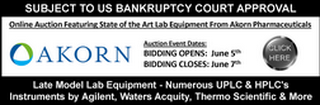 Akorn Pharmaceuticals - Subject to Bankruptcy Court Approval