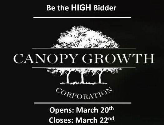 Online Auction - Canopy Growth