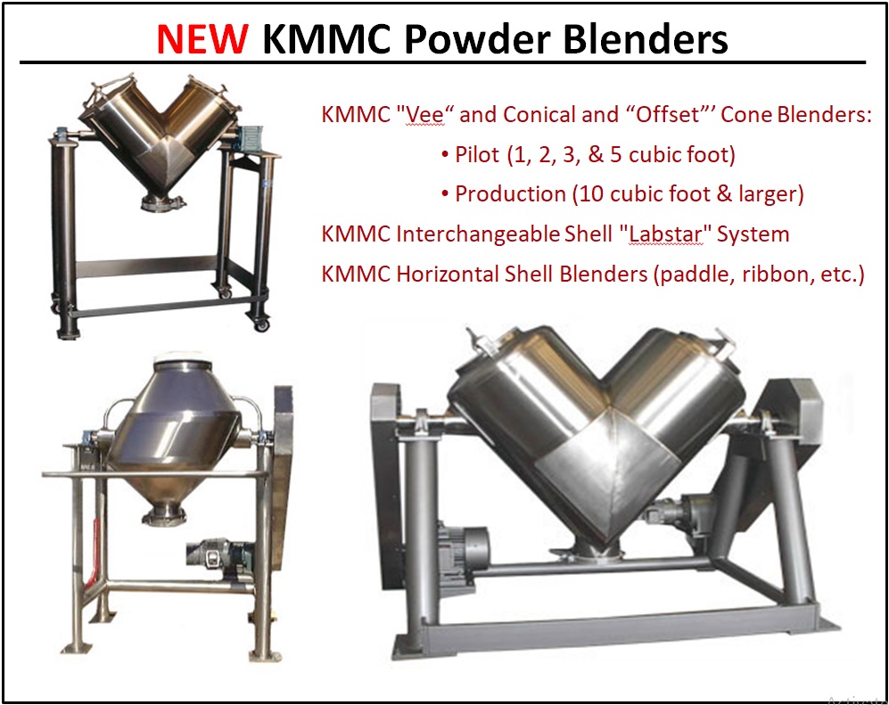 New KMMC Powder Blenders